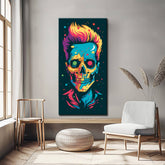 Modern line icon - painting by numbers